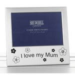 Satin Silver Occasion Frame I Love my Mum 5x3 Gift