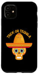 Coque pour iPhone 11 Trick Or Tequila Halloween Skull Party