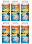 6 x Masterplast Soft Foot Powder Talc Soothes Refreshes Eliminates Odour 170g