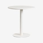 Table De Jardin Ronde En Métal (Ø70 Cm) Mizzi Blanc Gardenia