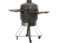 Tunabone Kamado Pro Grill 22", Størrelse M, Mørkegrå