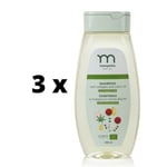 Shampoo Margarita kollageenilla ja risiiniöljyllä vaurioituneille hiuksille, 400ml x 3 kpl