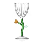 Ichendorf Milan Verre Optique Fleur Ambre | Collection Botanica | 28 cl | Verre borosilicate | Fait à la main