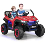 Costway - Voiture Electrique Enfant 12 v avec 2 Places et Télécommande 2,4G, Quad Électrique avec Démarrage Lent pour 3-8 Ans,Vitesses 2-4