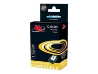 UPrint C-512B - 18 ml - noir - remanufacturé - cartouche d'encre (équivalent à : Canon PG-512 ) - pour Canon PIXMA MP230, MP252, MP270, MP280, MP282, MP495, MP499, MX350, MX360, MX410, MX420