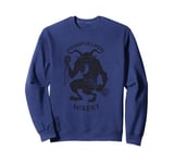 Krampus Craves Misery Christmas Sweatshirt