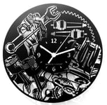 Instant Karma Clocks | Horloge Murale | Atelier Mécanique | Outils Garage | Idée Cadeau | Réparation Automobile | Car Service