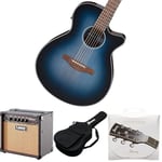 Ibanez AEG50-IBH Electro-Acoustic Guitar - Indigo Blue Burst Hi Gloss