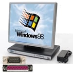 Bas Ordinateur Avec Écran Windows 98 Lpt Parallèle RS-232 Pour Commande 3D Usiné