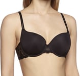 Chantelle Passionata Bra White Nights Size 34A Black Padded T-Shirt 5075 New