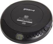 groov-e RETRO Compact CD Player - Personal Music Player with CD-R & CD-RW Playb