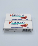 2 x Virasorb Cold Sore Cream Tube Effective Itch Relief - 2g NEW UK STOCK