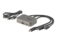 Startech.Com 3-I-1-Multiport Till Hdmi-Adapter - 4K 60 Hz Usb-C, Hdmi Eller Mini Displayport Till Hdmi-Konverterare För Konferensrum - Digital Av Video-Adapter För Anslutning Till Hdmi Skärm/Bildskärm - Videokort - Hdmi, Mini Displayport, 24 Pin Usb