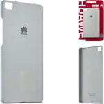 Étui HUAWEI Original Faceplate pour Huawei Ascend P8 Lite Silver