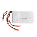 Lipo-batteri 2S 7,4V 2000mAh 8C Lipo-batteri för FrSky TARANIS Q X7 2,4G