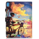 JIan Ying For Apple iPad Pro 11 11 Inches Case - Patterns Slim Stand Lightweight Protector Cover Cycling boy