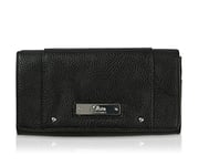 s.Oliver (Bags) 39.411.93.8771, Portefeuille Femme - Noir (Schwarz (Black 9999), 19x10x1 cm (B x H x T)