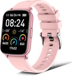 Montre Connectée Femmes Smartwatch À Ecran Tactile Couleur De 1.69 Pouce Montre Sport Podometre Intelligente Etanche Avec Fréquence Cardiaque Sommeil Bracelet Connecté Chronometre Gps Partagé