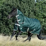 Bucas Green-Line Turnout 115 Couverture pour Cheval, 100 g, Vert/crème