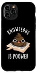 Coque pour iPhone 11 Pro Knowledge Is Poo-wer Jeu de mots amusant