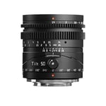 TTArtisan Objectif inclinable 50 mm f1.4 Plein Cadre Manuel Grande Ouverture Compatible avec Monture Fuji X