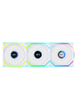 Lian Li UNI FAN SL Wireless LCD Reverse 3 pack White - Kabinet køler - 120mm - Hvid med RGB - 29 dBA