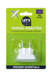 Lets Travel - UK To EU Europe European Travel Adaptor Plug 2 Pin Adapter