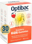 Optibac Kids Probiotic with Vitamin D & Calcium for 30 count (Pack of 1) 