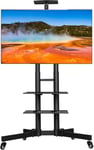 Yaheetech Mobile TV Stands with Wheels for 32-75 inch Plasma/LCD/LED Screens, TV