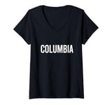 Womens Columbia V-Neck T-Shirt