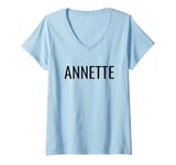 Womens Annette V-Neck T-Shirt