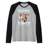 PC Squirrel Gamer Keyboard Video Computer Gaming Lovers Raglan Baseball Tee