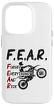 Coque pour iPhone 14 Pro Motocross Dirt Bike F.E.A.R. MX Enduro Moto Biker