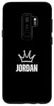 Galaxy S9+ King Jordan Crown - Custom First Name Birthday #1 Winner Case