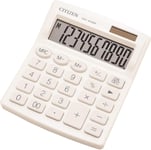 Office SDC-810NRWHE Calculatrice de Poche Blanc Ecran: 10 Solaire, à Pile(s) (l x H x P) 105 x 21 x 127 mm