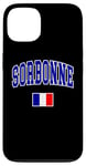 Coque pour iPhone 13 Sorbonne Drapeau Collégial District Administratif de Paris