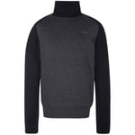 Sweat-shirt Schott  Pull col roule bicolore homme  Ref 58926 Ant