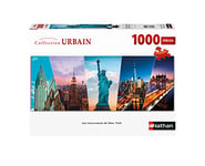 Nathan - Puzzle 1000 pièces - Les monuments de New York - Adultes et enfants dès 14 ans - Puzzle de qualité supérieure - Encastrement parfait - Collection Urbain - 87321