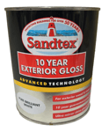 Sandtex 10 Year Gloss Pure Brilliant White 750ml Ext Metal And Wood Paint