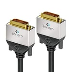 Sonero® Premium Câble DVI Dual Link, 7,50 m, WQXGA (2560x1600), noir