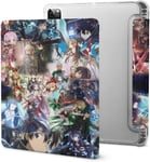 Sword Art Online ? Coque Pour Ipad Pro 2021, Avec Porte-Stylo, Antichoc, Veille/Réveil Automatique, Housse De Protection Transparente Pour Tablette 11 Pouces