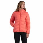 Craghoppers Womens Compresslite Viii Hooded Padded Lightweight Coat, Deep Coral, 8 EU