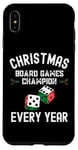 Coque pour iPhone XS Max Champion des jeux de société de Noël chaque année