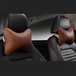 OPIUYS Appui-tête de Voiture, Appui-tête en Cuir d'unité Centrale, Appui-tête Durable Respirant, Oreiller de Cou en Mousse à mémoire, Accessoires d'appuie-tête de siège Universel de Voiture