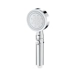 Soekavia - Pommeau de douche économie d'eau argent 5 modes réglable douche haute pression une touche arrêt massage de l'eau douche écologique salle