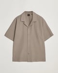 BOSS ORANGE Waffle Short Sleeve Shirt Open Beige