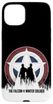 Coque pour iPhone 15 Plus Marvel The Falcon And The Winter Soldier Duo Silhouette Logo