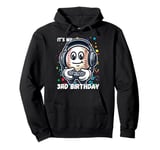 Birthday Boy 3 Baseball 3rd Birthday Baseball Player Pullover Hoodie