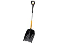 Fiskars 1057188, Snöskyffel, Metall, Svart, Orange, Justerbar, Ergonomisk, Finland, 36,2 cm