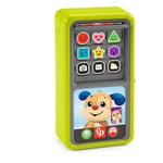 Fisher-Price Mon Smartphone 2 en 1, Jouet d’Apprentissage de la Naissance aux Premiers Pas, Version: Néerlandais; Anglais, UK; Française; Allemande; Italien, HNL42